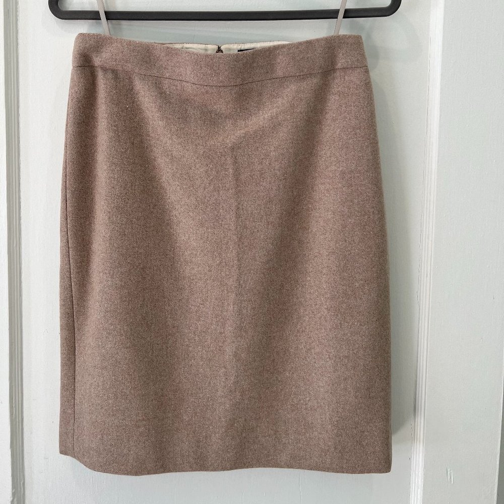 J. Crew Factory Tan Pencil Skirt - Size 4 (tan/camel)